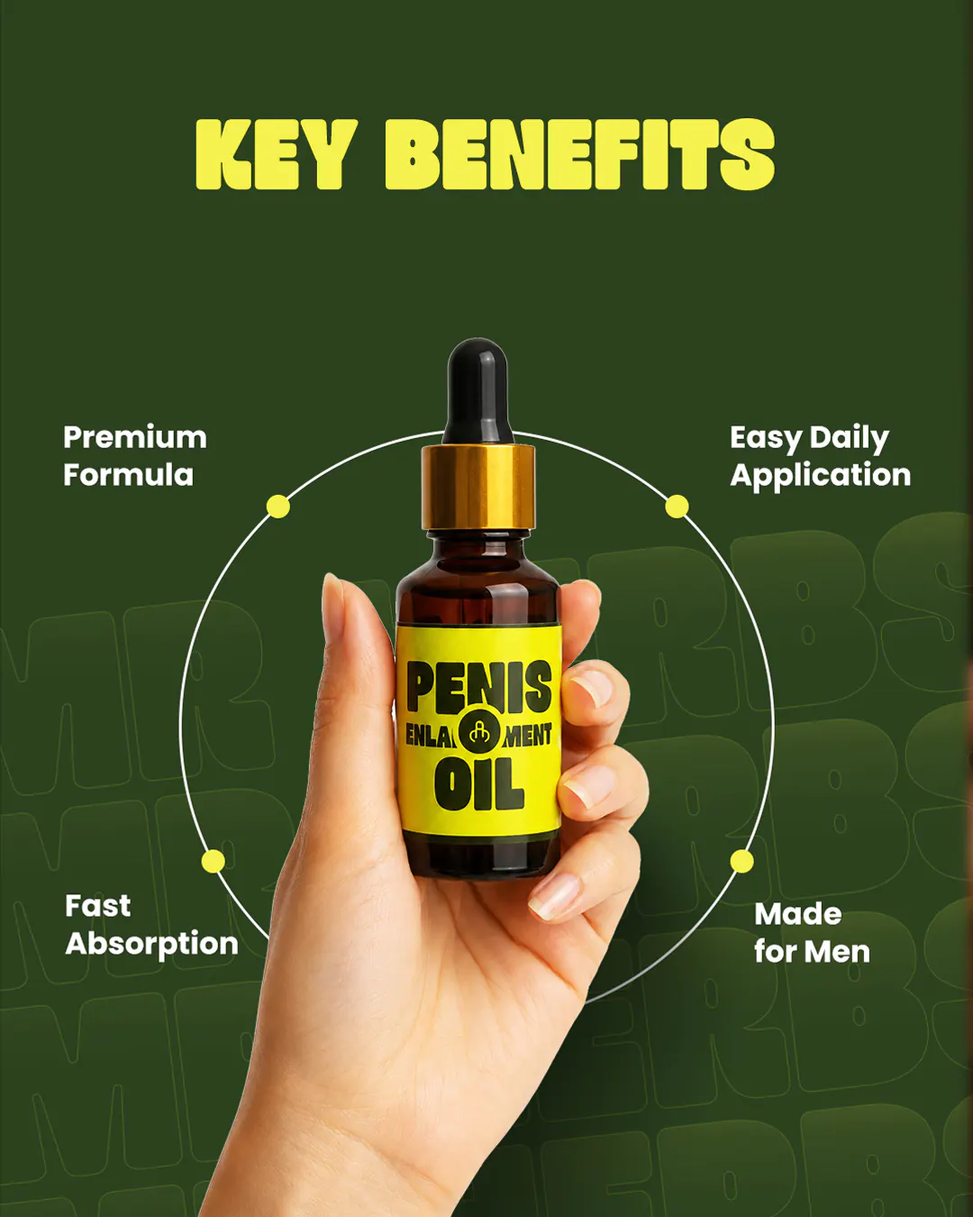 Mr Herbs Men’s Massage Oil | Herbal Personal Care Oil - Image 2