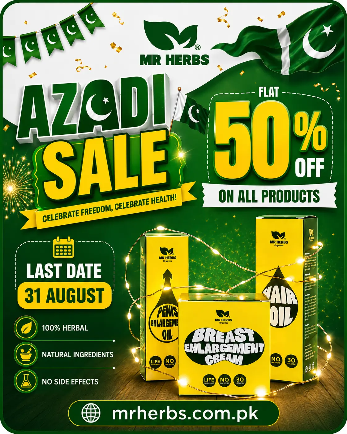 mr herbs 50% off